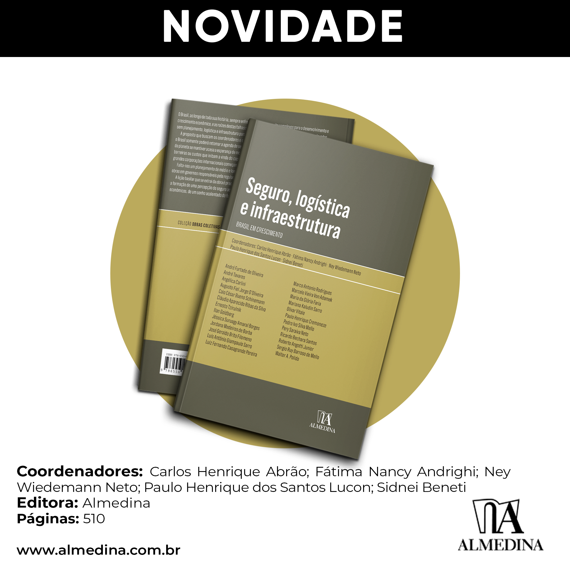 Seguros, logística e infraestrutura: novo livro chega ao mercado