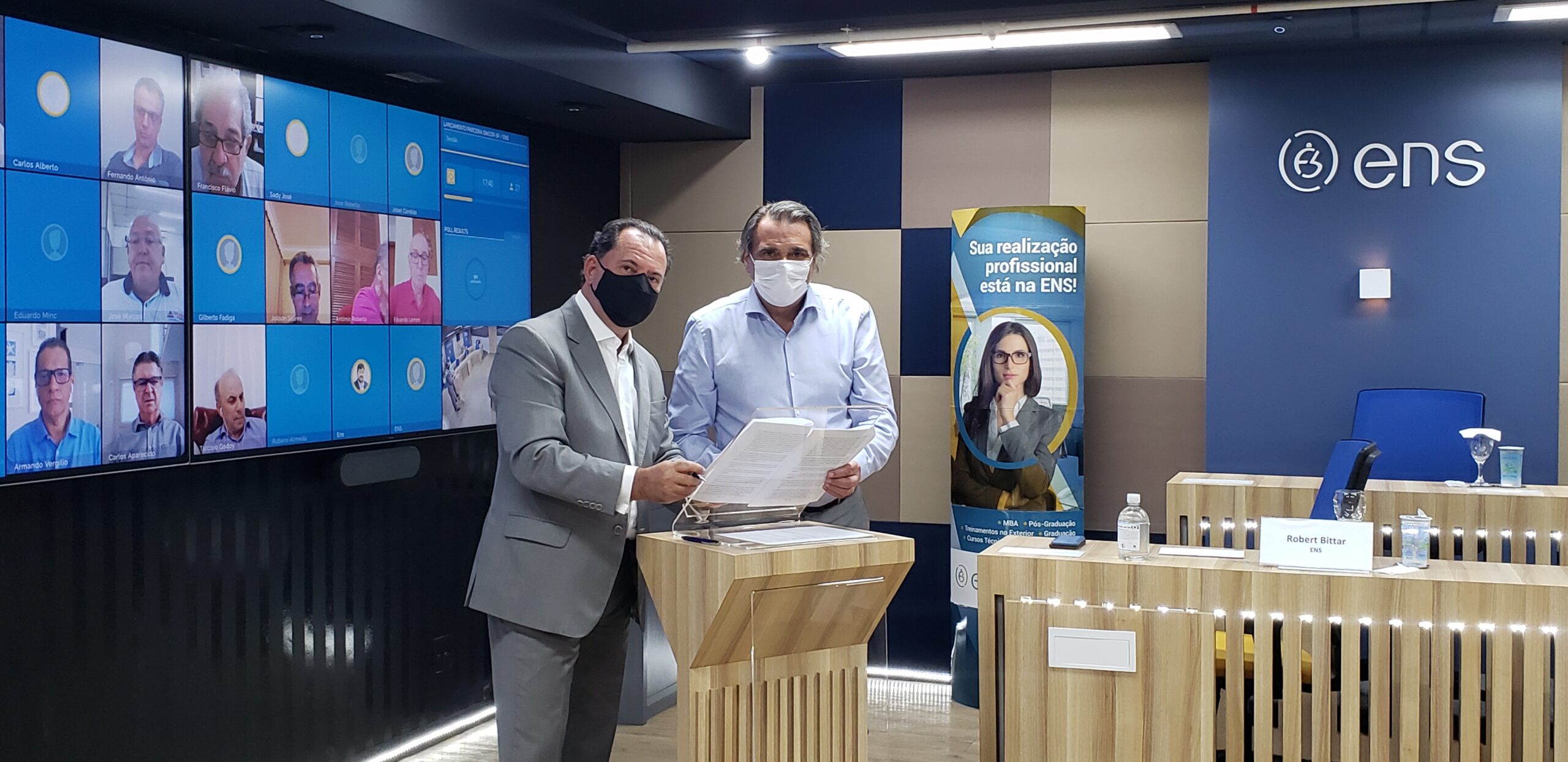 ENS e Sincor-SP firmam parceria para capacitar corretores de seguros