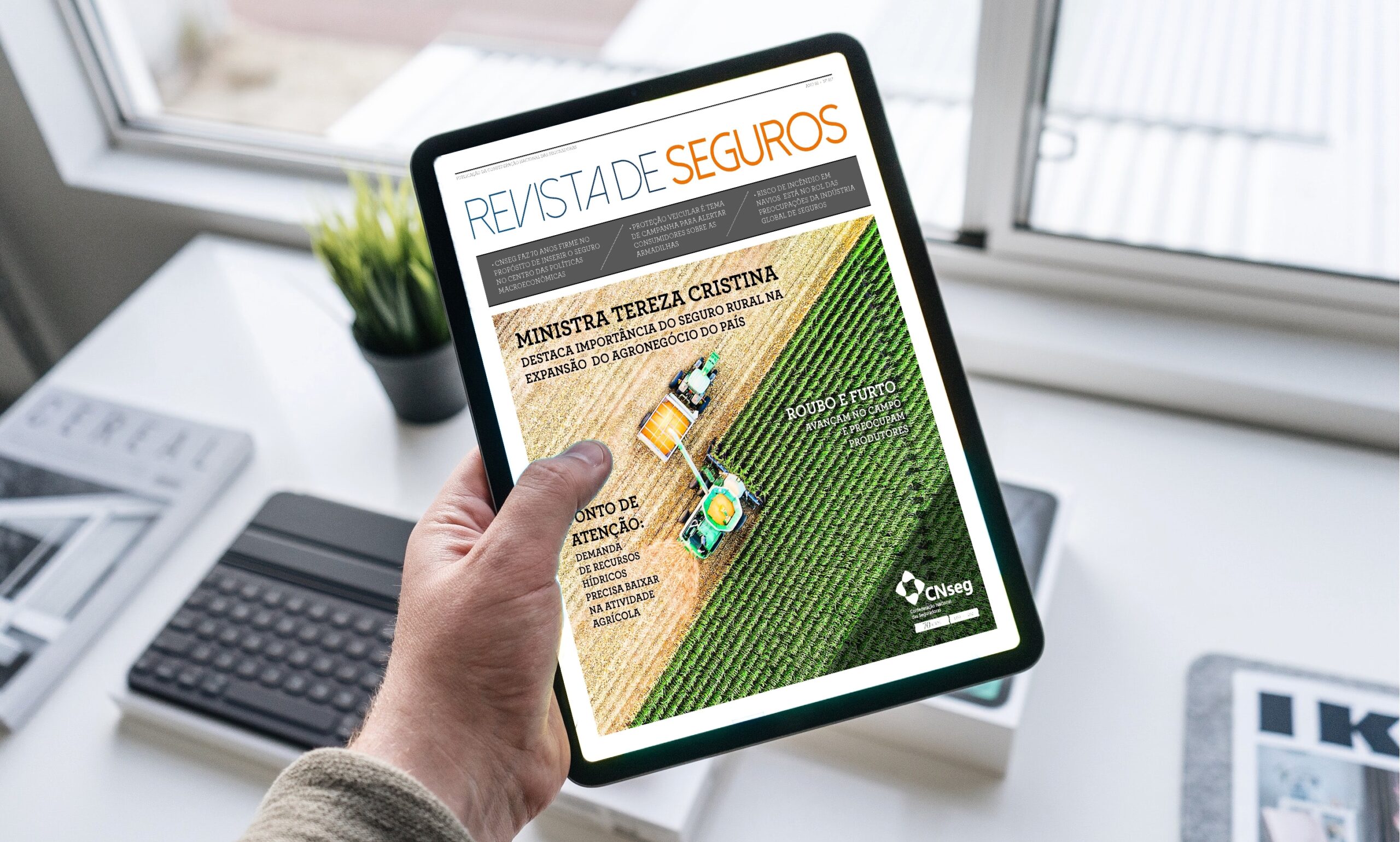 Agronegócio é tema de destaque da nova Revista de Seguros