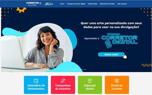 Projeto de comunicação digital com corretores da AllCare ganha Prêmio SMART 2021
