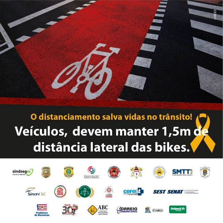 Ciclistas e Motoristas: o distanciamento salva-vidas no trânsito