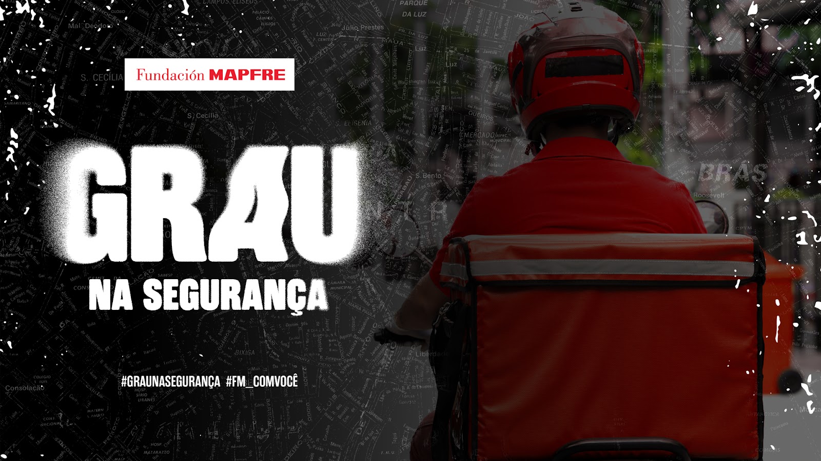 Fundación MAPFRE realiza segunda edição da campanha ‘Grau na Segurança’ para dar visibilidade e fortalecimento aos entregadores