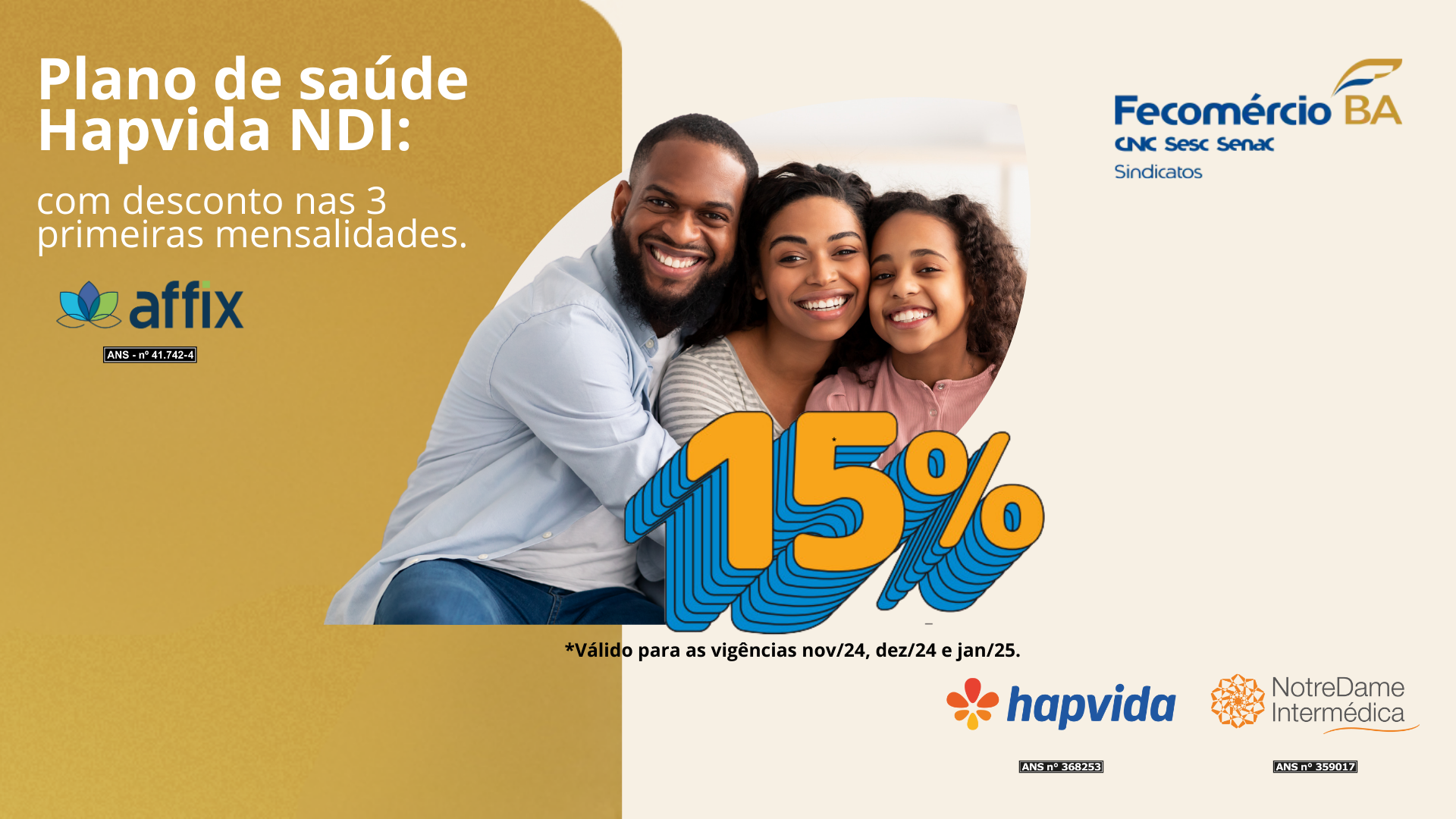 Fecomércio-BA oferece 15% de desconto em planos de saúde para associados