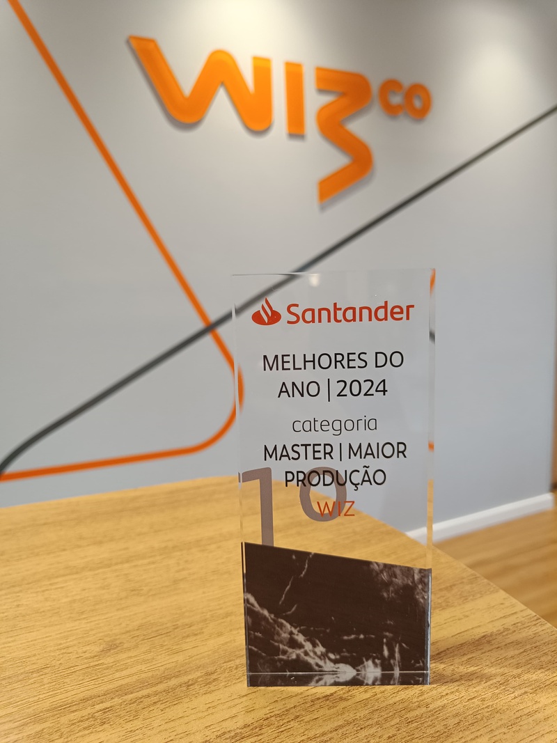 Wiz Parceiros é premiada com o troféu Melhores do ano Santander