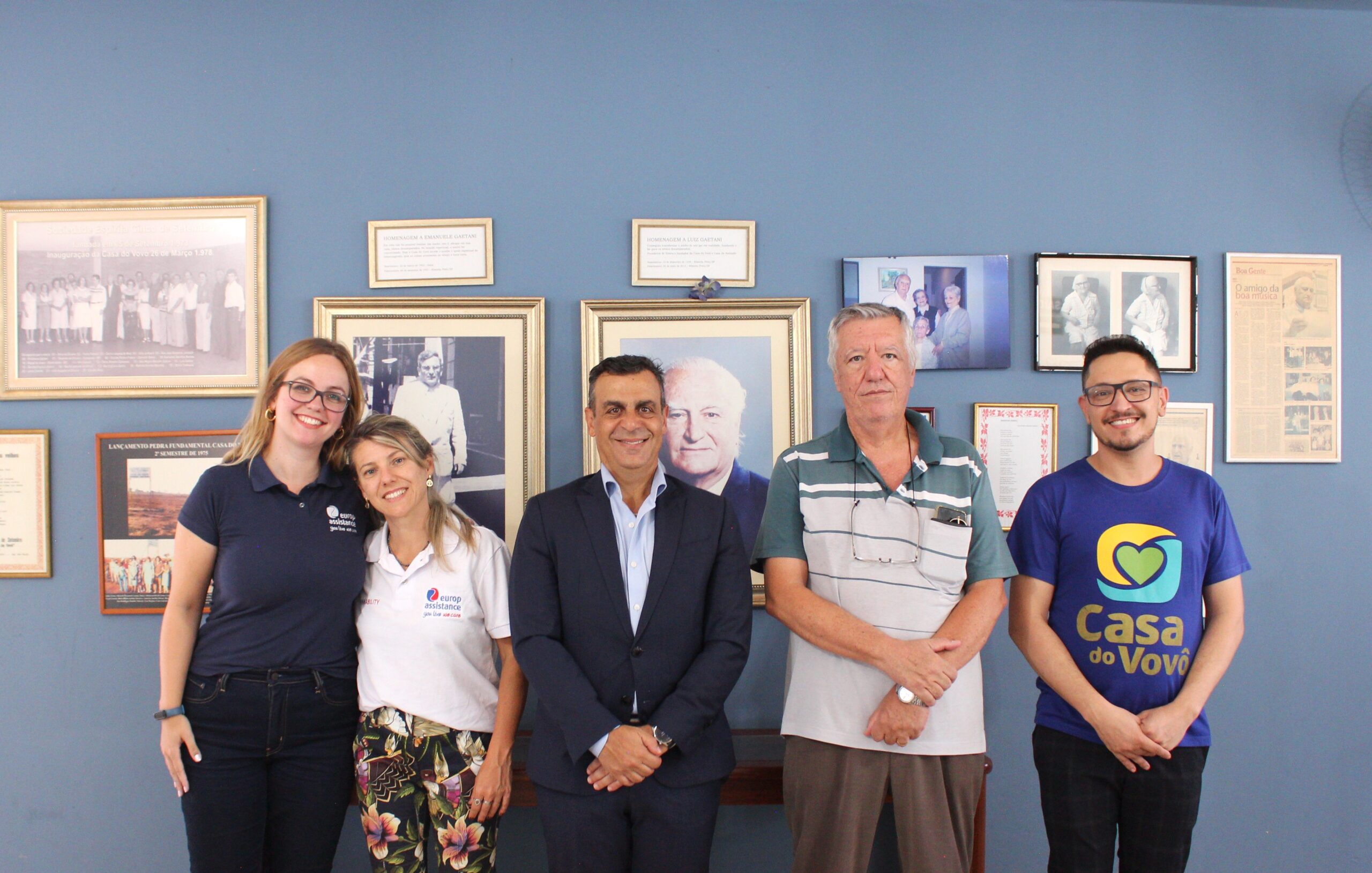 Europ Assistance reforça compromisso social com visita do CEO à Casa do Vovô