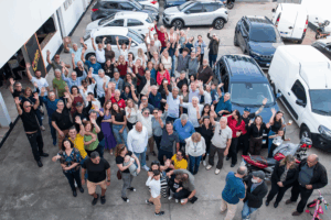 Público presente na Feijoada