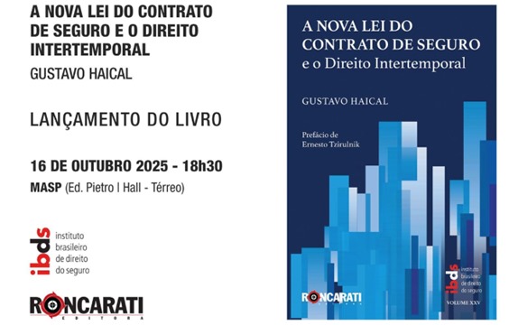 Nova legislação do contrato de seguro é tema de livros