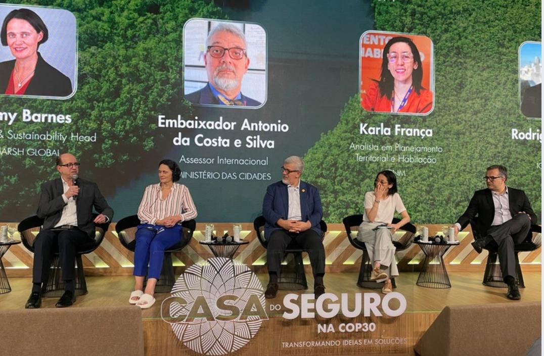Casa do Seguro na COP30: Seguro tem relevância na criação de cidades resilientes 