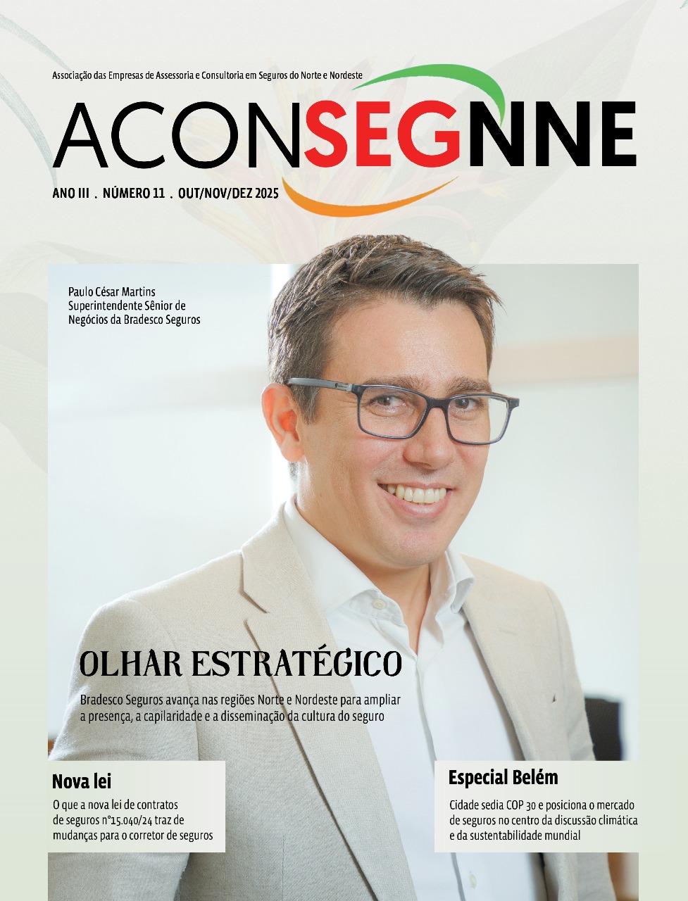 Capa da edição 11 da Revista da Aconseg-NNE