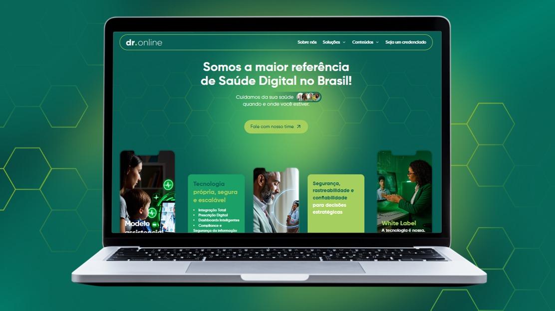 Dr.Online ultrapassa 1 milhão de atendimentos em um ano e lança novo site com ecossistema digital integrado