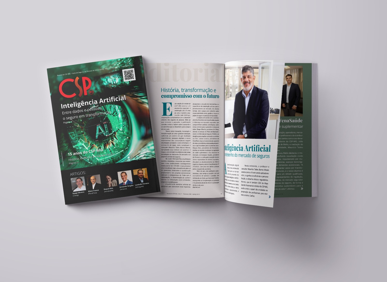 CSP-MG lança revista anual e celebra 15 anos de atuação no mercado